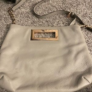 Grey Michael Kors crossbody large